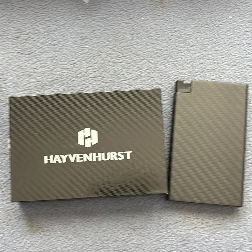 Black Carbon Fiber Money Clip